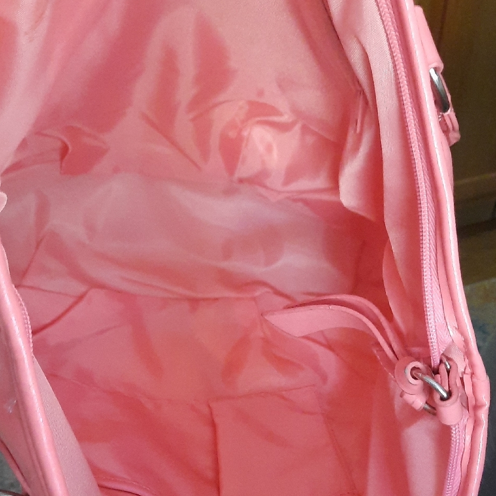 Bueno Coral Braided Handle Tote - Picture 5 of 6